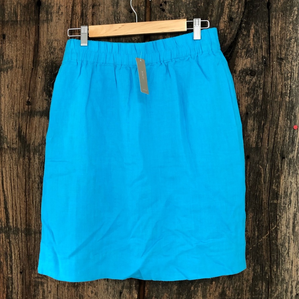J Crew Linen Skirt